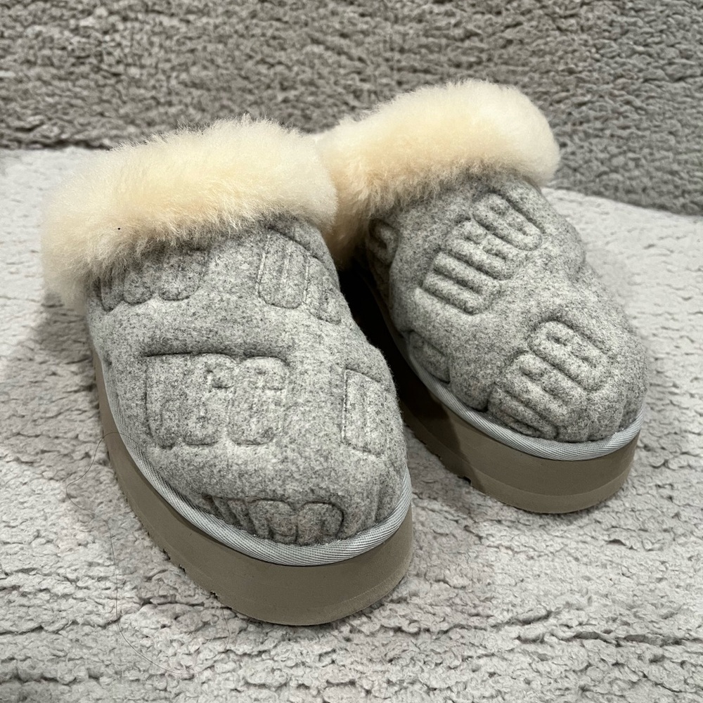 Women’s UGG Disquette Felted slippers in gray